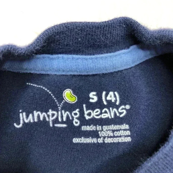 Jumping  Beans Blue No 47 Long Sleeved Shirt Sz 4T - Picture 7 of 16